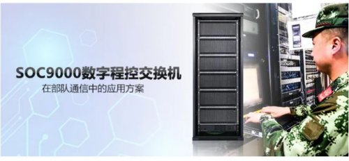 彩名堂SOC9000数字程控交流机在步队通讯中的应用计划